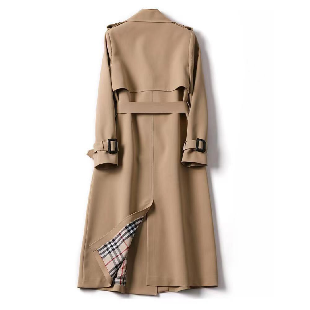 Christina | Elegant Belted Trench Coat - Picela