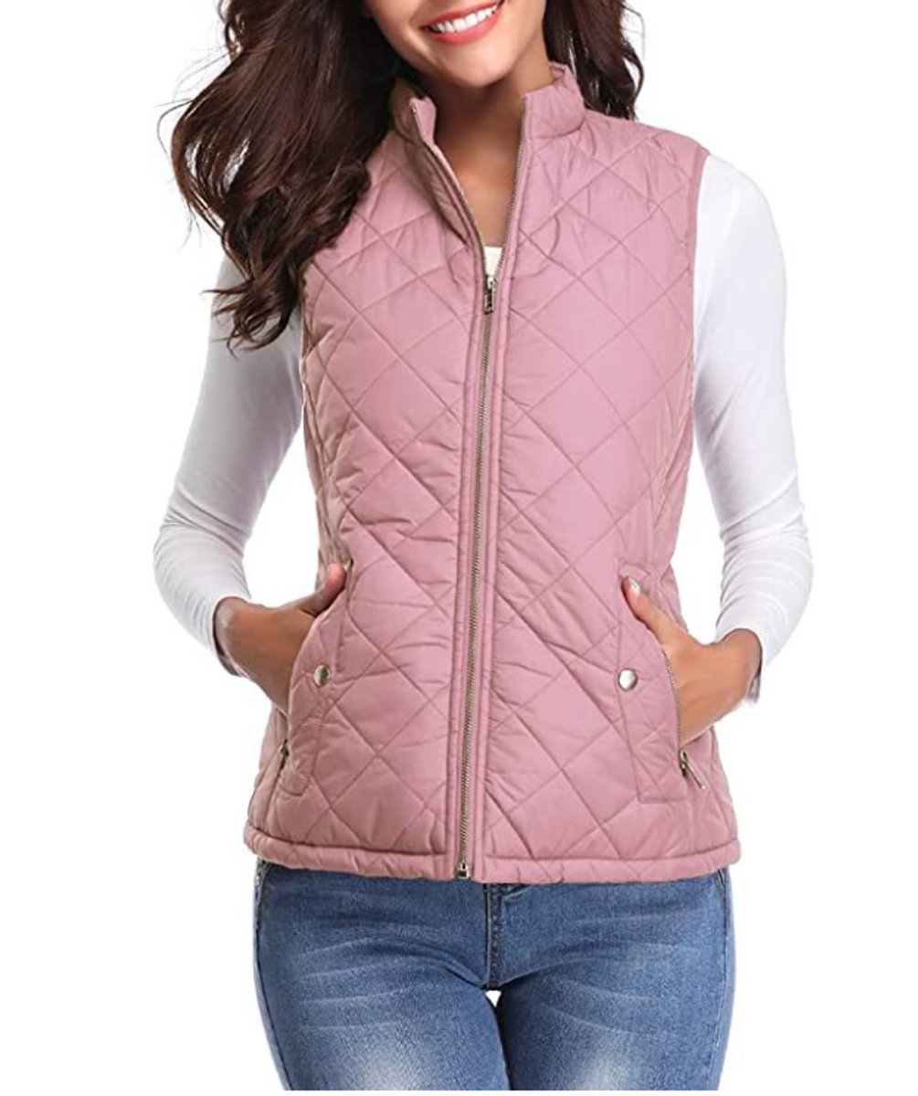 Christine | Cozy Quilted Zip-Up Vest - Picela