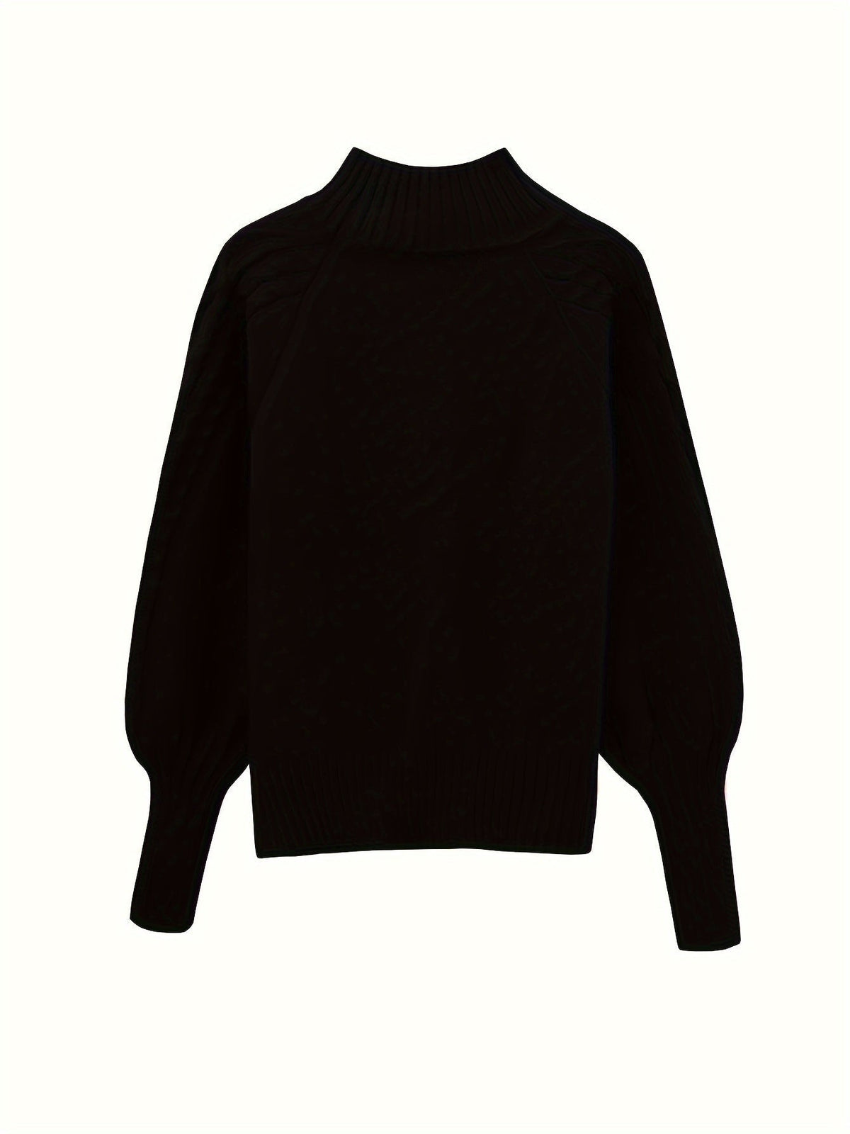 Danielle | Elegant Cable-Knit Mock Sweater - Picela