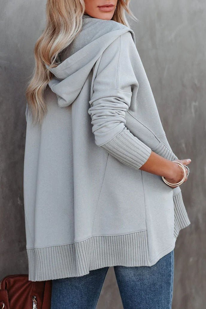 Heather | Cozy Hooded Fleece Sweater - Picela