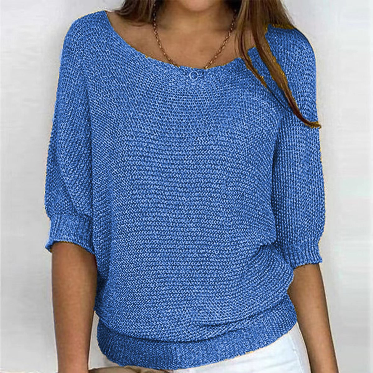 Jessica | Elegant Knit Batwing Sweater - Picela