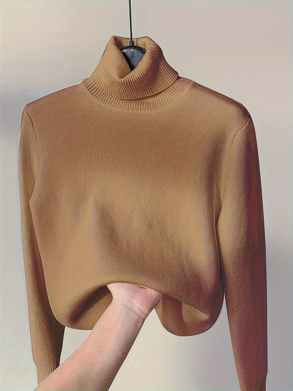 Jessica | Soft Fleece-Lined Turtleneck Sweater - Picela