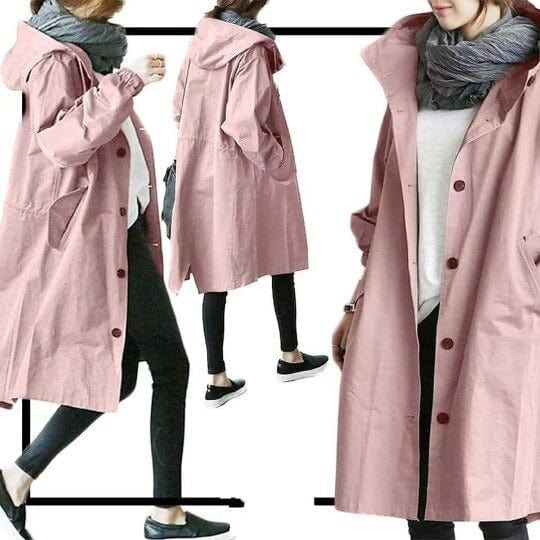 Laura | Elegant Hooded Longline Coat - Picela