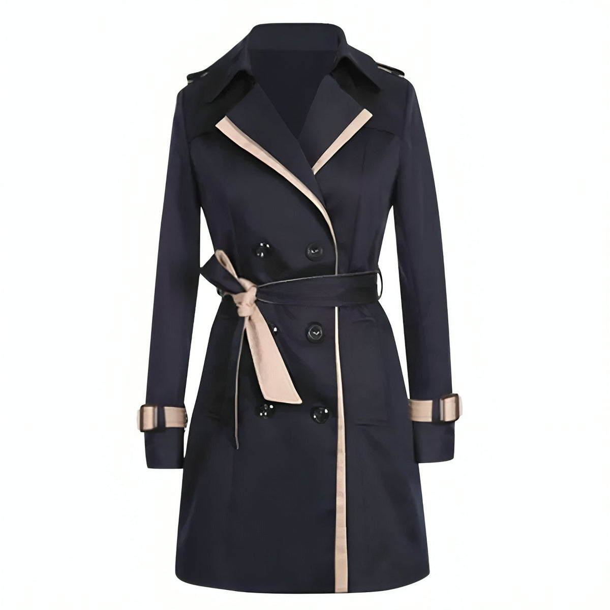 Rachel | Elegant Belted Trench Coat - Picela
