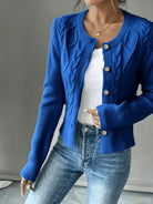 Jessica | Elegant Cable-Knit Button Cardigan
