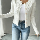Jessica | Elegant Cable-Knit Button Cardigan