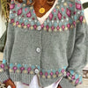 Angela | Elegant Isle Knit Cardigan