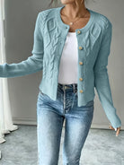 Jessica | Elegant Cable-Knit Button Cardigan