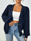 Christina | Elegant Ribbed Button-Front Cardigan