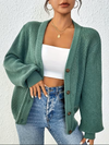 Christina | Elegant Ribbed Button-Front Cardigan