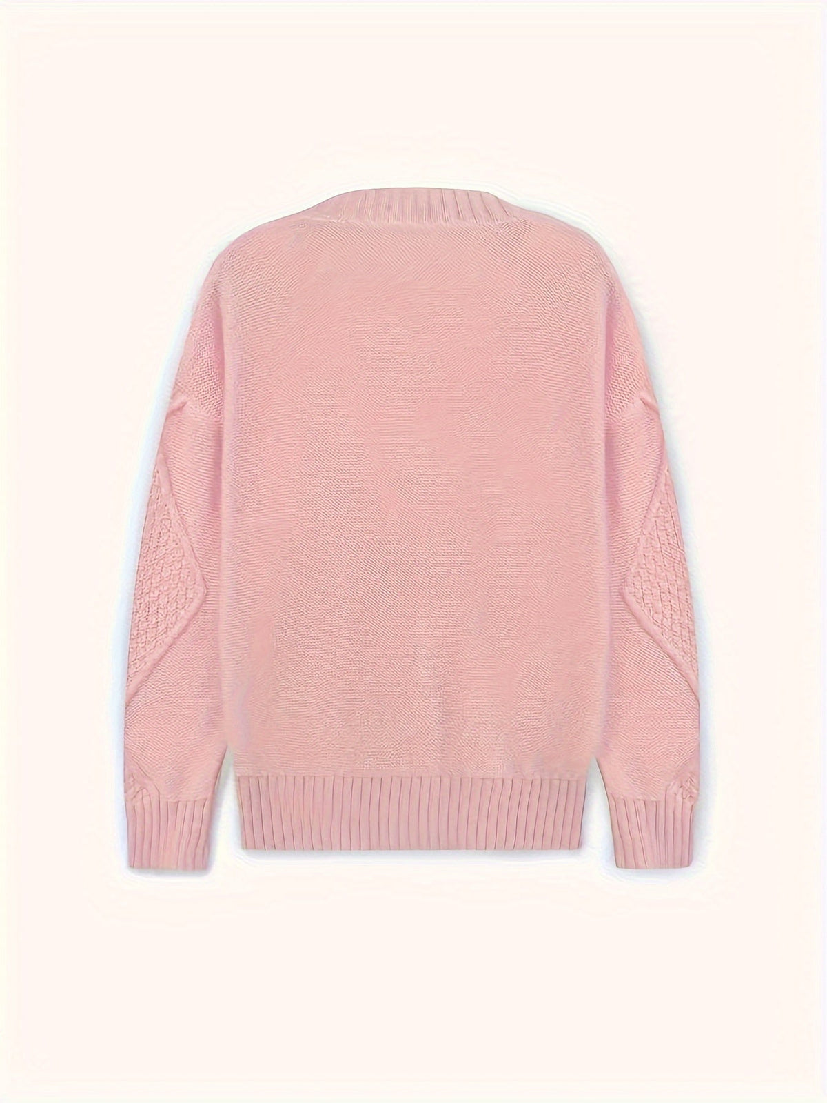 Amber | Elegant Cable-Knit Button Cardigan