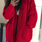 Megan | Elegant Ribbed Oversized Cardigan