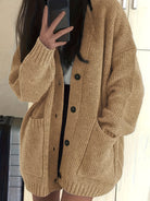 Megan | Elegant Ribbed Oversized Cardigan
