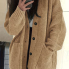 Megan | Elegant Ribbed Oversized Cardigan