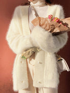 Iris | Soft Fuzzy Open-Front Cardigan