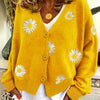 Melissa | Feminine Daisy Embroidered Cardigan