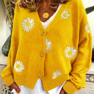 Melissa | Feminine Daisy Embroidered Cardigan