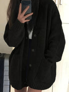 Megan | Elegant Ribbed Oversized Cardigan