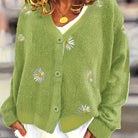 Melissa | Feminine Daisy Embroidered Cardigan