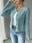 Jessica | Elegant Cable-Knit Button Cardigan