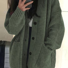 Megan | Elegant Ribbed Oversized Cardigan