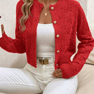 Danielle | Elegant Crochet Knit Cardigan