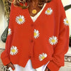Melissa | Feminine Daisy Embroidered Cardigan
