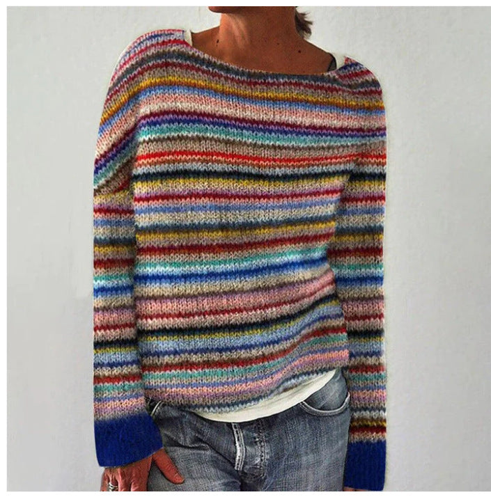 Amanda | Vintage Fair Isle Sweater - Picela