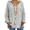 Amber | Cozy Cable Knit Hoodie - Picela