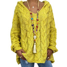 Amber | Cozy Cable Knit Hoodie - Picela