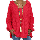 Amber | Cozy Cable Knit Hoodie - Picela