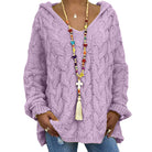Amber | Cozy Cable Knit Hoodie - Picela