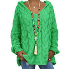 Amber | Cozy Cable Knit Hoodie - Picela