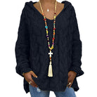 Amber | Cozy Cable Knit Hoodie - Picela