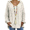 Amber | Cozy Cable Knit Hoodie - Picela