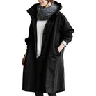 Amber | Elegant Hooded Longline Coat - Picela