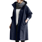 Amber | Elegant Hooded Longline Coat - Picela