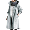 Amber | Elegant Hooded Longline Coat - Picela