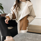 Angela | Cozy Shearling Suede Jacket - Picela