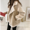 Angela | Cozy Shearling Suede Jacket - Picela