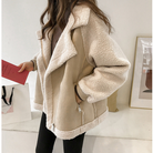 Angela | Cozy Shearling Suede Jacket - Picela