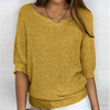 Ashley | Elegant Knit Batwing Sweater - Picela