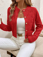 Danielle | Elegant Crochet Knit Cardigan