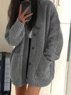Megan | Elegant Ribbed Oversized Cardigan