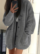 Megan | Elegant Ribbed Oversized Cardigan