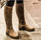 Brittany | Classic Leather Knee-High Boots - Picela