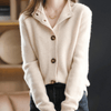 Brittany | Elegant Cashmere Button-Front Cardigan - Picela