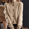 Brittany | Elegant Cashmere Button-Front Cardigan - Picela