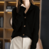 Brittany | Elegant Cashmere Button-Front Cardigan - Picela