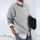 Brittany | Elegant Crewneck Oversized Sweater - Picela